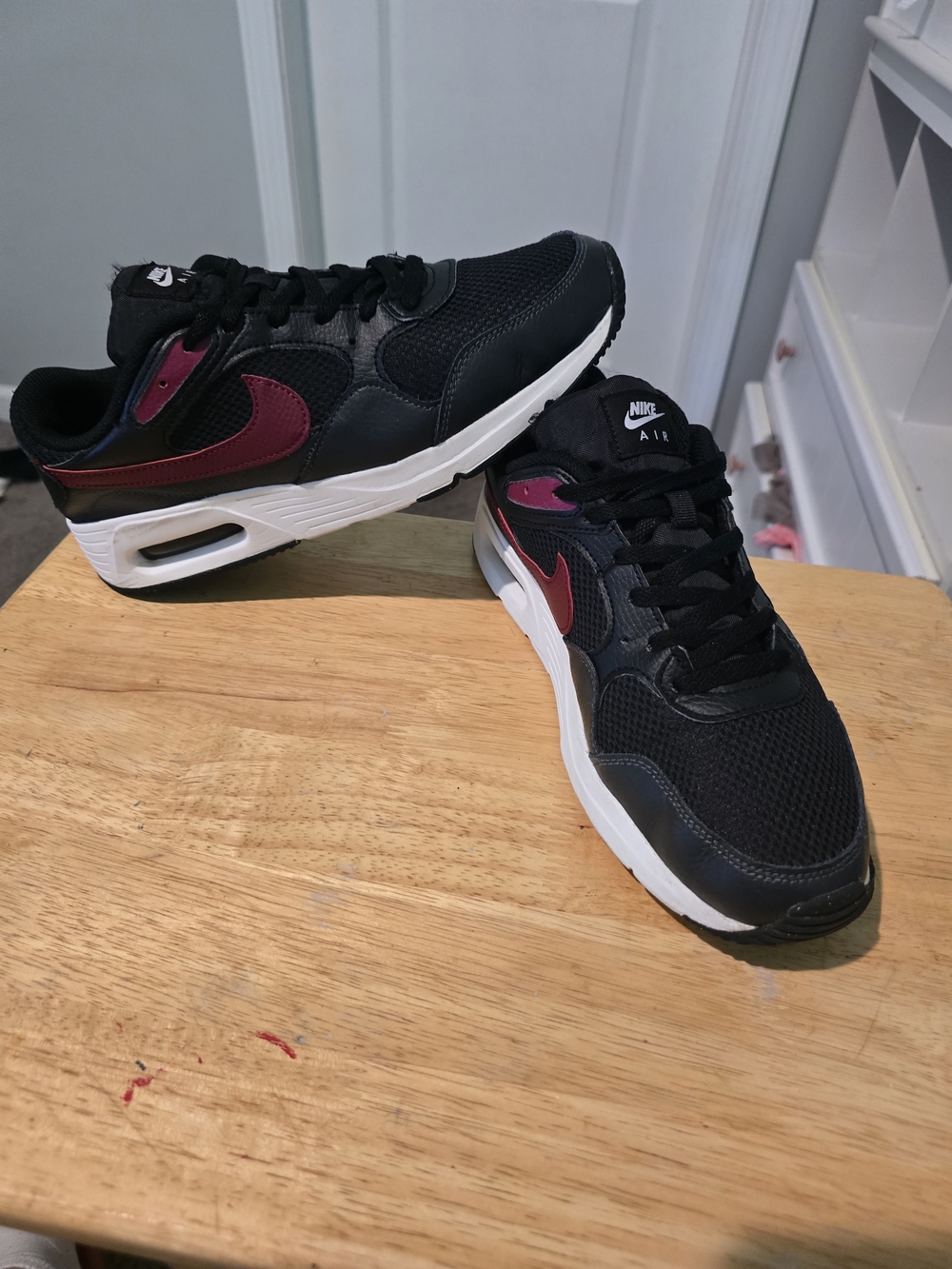 Nike Air Max SC "Black Team Red" Black Red White DQ3995-002 Men's 9.5